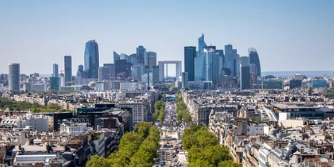 Skyline du quartier d'affaires de La Défense