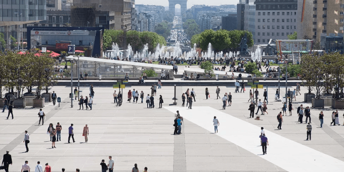 Le parvis de La Défense : un espace d'exception XXL 