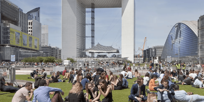 La place de La Défense : l’agora du quartier 